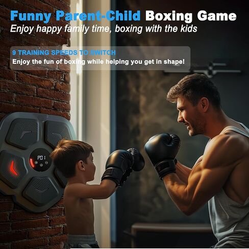 آلة الملاكمة الموسيقية آلة الملاكمة الذكية المثبتة على الحائط آلة تمرين الموسيقى الملاكمة اللكم حصيرة معدات تدريب الملاكمة المنزلية in Kuwait