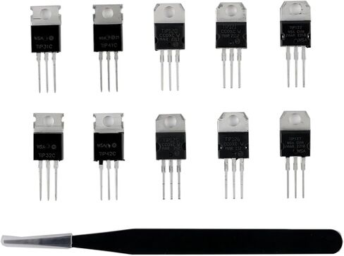10 قيم 50 قطعة من ترانزستور الطاقة الفوقي السيليكون TIP31C TIP32C TIP41C TIP42C TIP120 TIP121 TIP122 TIP125 TIP126 TIP127 مجموعة متنوعة من ترانزستورات دارلينجتون TIP in Kuwait