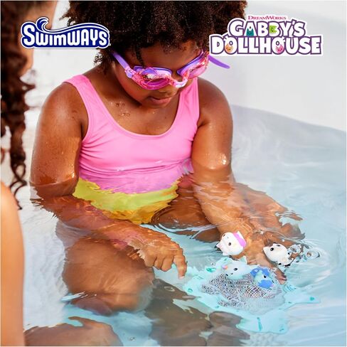 SwimWays Gabby's Dollhouse Dive n Catch Game, Swimming Pool Accessories & Kids Pool Toys, Pool Party Supplies & Water Toys for Kids Aged 5 & Up in Saudi Arabia