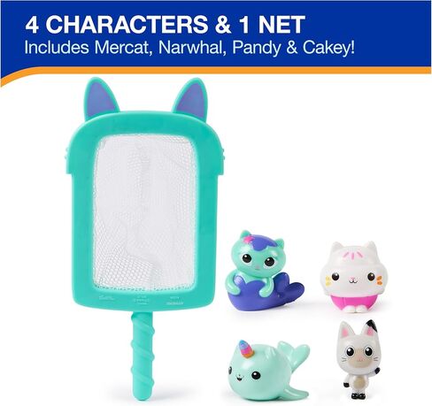SwimWays Gabby's Dollhouse Dive n Catch Game, Swimming Pool Accessories & Kids Pool Toys, Pool Party Supplies & Water Toys for Kids Aged 5 & Up in Saudi Arabia