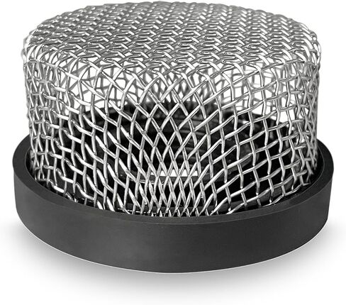 مصفاة شبكية من الفولاذ المقاوم للصدأ من Romansk مقاس ¾ بوصة -14، متوافقة مع مضخة Livewell، MA-023 برغي على مصفاة السباكة الصناعية - تعزيز الترشيح والتهوية in Kuwait