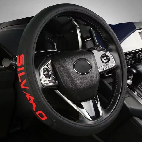 fit Nissan Car Steering Wheel Cover, Non-Slip, Elastic, Steering Wheel Cover for Men and Women, Universal Fit 15 Inches Cars, Vehicles, SUVs in Saudi Arabia