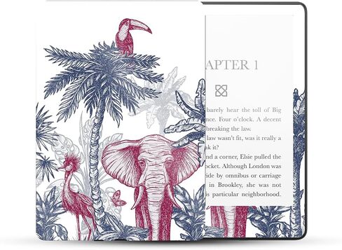 غلاف MightySkins اللامع اللامع المتوافق مع Amazon Kindle Paperwhite 5 مقاس 6.8 بوصة الجيل الحادي عشر (2021) غلاف كامل - الغابة الاستوائية | لمسة نهائية لامعة واقية شديدة اللمعان | سهل التطبيق | صنع في الولايات المتحدة الأمريكية in Saudi Arabia