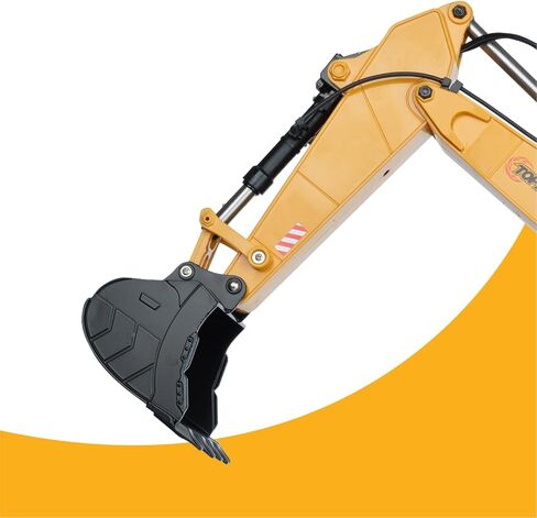 لعبة حفار توب ريس 22 قناة كاملة الوظائف للتحكم عن بعد 〡مركبات البناء للأولاد بمقياس 1:50〡جهاز إرسال 2.4 جيجا هرتز ومجرفة معدنية〡هدية مثالية للأولاد والبنات - TR 211K in Kuwait