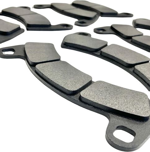 مجموعة وسادات الفرامل الأمامية والخلفية شبه المعدنية شديدة التحمل لجميع الأحوال الجوية متوافقة مع Polaris RZR XP & XP4 Turbo 2016-2021 تحل محل OEM # 2206231 أمامي و2205949 خلفي in Kuwait