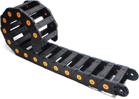 Heyiarbeit R100 Cable Drag Chain 1Meter Carrier Drag Chain Cable Wire 35x100mm with End Connectors Open Type for Electrical Machines CNC in Saudi Arabia