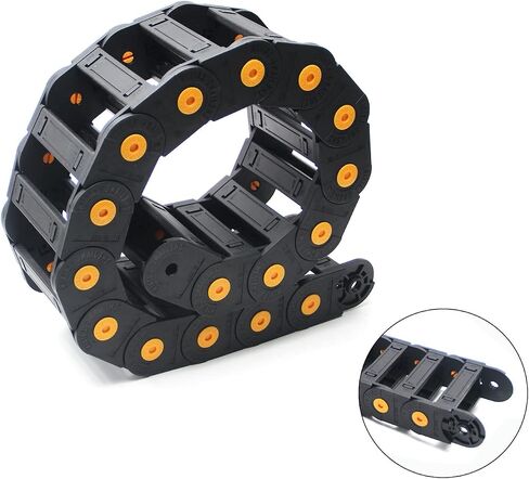 Heyiarbeit R100 Cable Drag Chain 1Meter Carrier Drag Chain Cable Wire 35x100mm with End Connectors Open Type for Electrical Machines CNC in Saudi Arabia