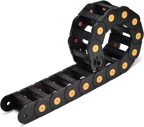 Heyiarbeit R100 Cable Drag Chain 1Meter Carrier Drag Chain Cable Wire 35x100mm with End Connectors Open Type for Electrical Machines CNC in Saudi Arabia