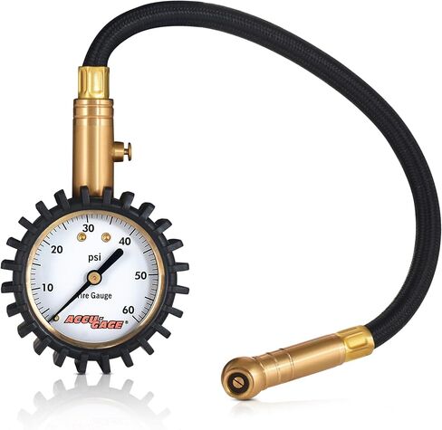 مقياس ضغط الإطارات الاحترافي Accu-Gage H100X مع واقي مطاطي واقي (100 رطل لكل بوصة مربعة) in Saudi Arabia
