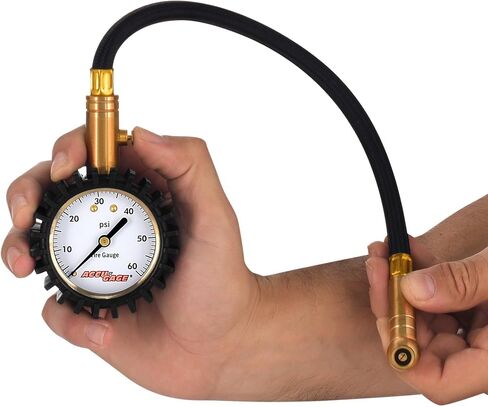 مقياس ضغط الإطارات الاحترافي Accu-Gage H100X مع واقي مطاطي واقي (100 رطل لكل بوصة مربعة) in Saudi Arabia