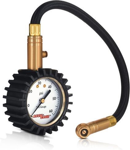 مقياس ضغط الإطارات الاحترافي Accu-Gage H100X مع واقي مطاطي واقي (100 رطل لكل بوصة مربعة) in Saudi Arabia