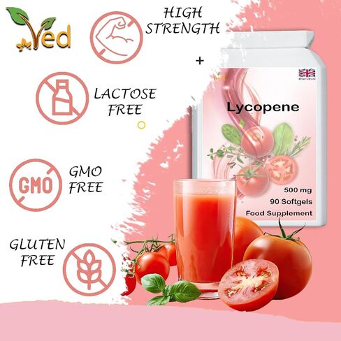 ليكوبين 500 ملغ | 90 كبسولة هلامية، تكفي لمدة 6 أشهر. (عبوة من قطعتين) in Kuwait