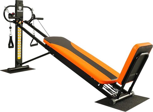 محطة تمارين رياضية منزلية متعددة الوظائف من Signature Fitness مع 15 مستوى مقاومة، تأتي مع أشرطة مقاومة وسجادات أرضية، M700 in Saudi Arabia