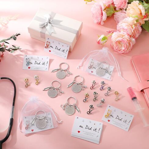 Nursing School Gifts Medical Pins Nurse Pins for Badge Nursing Stethoscope Pin and Cards Graduation Gifts in Saudi Arabia