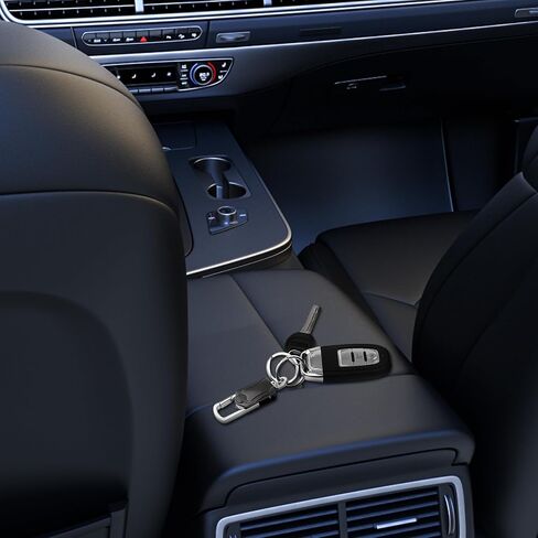 سلاسل مفاتيح لمفاتيح السيارة - سلسلة مفاتيح معدنية، سلسلة مفاتيح سيارة شديدة التحمل للرجال والنساء، قابلة للدوران 360 درجة، فتاحة زجاجات، سبينر، سلاسل مفاتيح سيارة متعددة الوظائف in Kuwait