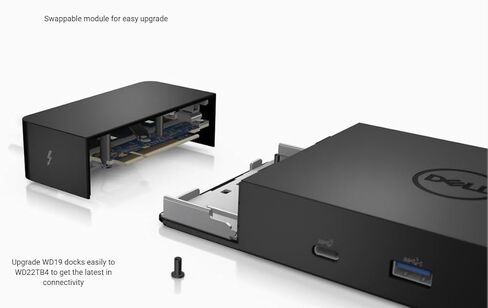 توفر قاعدة Thunderbolt Dock WD22TB4 من Dell ما يصل إلى 130 وات من الطاقة لأجهزة الكمبيوتر المحمول والكمبيوتر والشاشة، وحزمة محطة إرساء Thunderbolt 4 المعيارية مع كابل DisplayPort + كابل HDMI والمزيد in Saudi Arabia