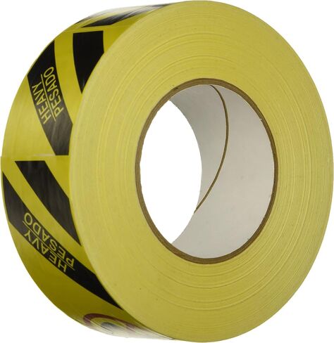 TapeCase SHIPLBL-051-50 ملصقات تعبئة الشحن "ثقيلة"، أصفر/أحمر/أسود - 50 لكل عبوة (عبوة واحدة) in Kuwait