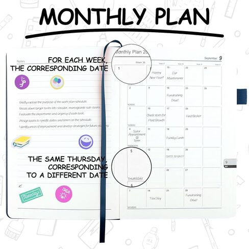 Hourly Planner 2024-2025, Planner 2024-2025 Daily Weekly and Monthly from July 2024 - June 2025, A5 Size, Academic Planner with Premium Thick Paper, Hourly Time Slots and Notes Pages - Purple in Saudi Arabia