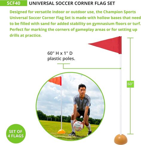 Champion Sports Universal Soccer Corner Flags in Saudi Arabia