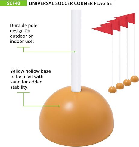 Champion Sports Universal Soccer Corner Flags in Saudi Arabia