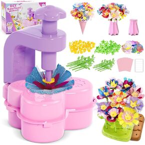 Fabric Flower Bouquet Toys for Kids – Mess-Free & Creative DIY Arts and Crafts for Child Ages 3 4 5 6 7 8 9+, No Glue Needed, Fun Early Educational STEM Gift for Birthdays, Christmas, Holidays in Saudi Arabia