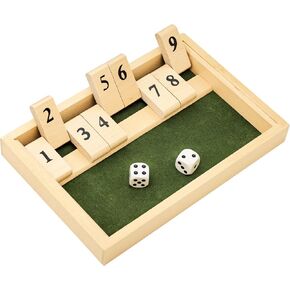 Alzheimers Products for Elderly, 9 Numbers Memory Games for Dementia Patients Seniors, Wooden Shut The Box Dementia Products for Elderly, Fidget Sensory Busy Board Gadgets Gifts Activities in Saudi Arabia