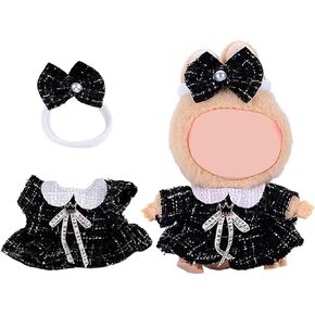 17cm Doll Clothes Set, Premium Jeans & Knitted Sweater Outfit for 17cm 15cm Dolls, Cute Dress Up Fashion, No Doll Included (D, 17cm/15cm) in Kuwait