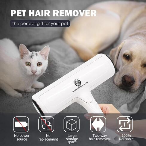 SheddEase Groom & Care Reusable Dog & Cat Hair Remover for Furniture, Couch, Carpet | Deshedding Comb for Shedding, All-in-One Pet Hair Remover & Grooming Comb Kit in Saudi Arabia
