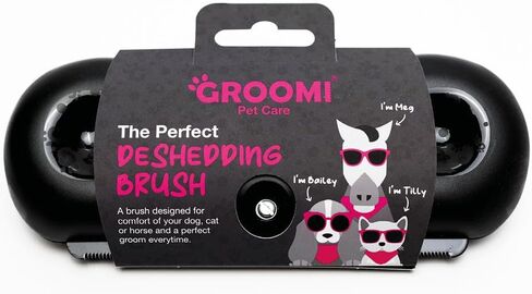 Deshedding & Grooming Brush for Dogs, Cats, Horses & Rabbits - Gentle & Effective Pet Grooming Tool, Wide Shallow Comb, Smooth Groomer for Cats, Dogs and Horses, Combs for Grooming Animal in Saudi Arabia