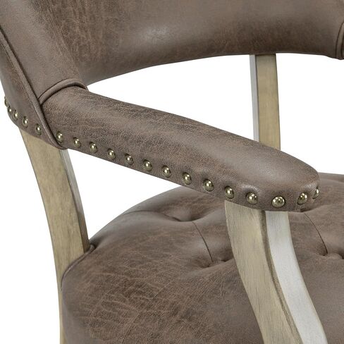 مجموعة Leemtorig من كراسي تناول الطعام مع عجلات وذراعين ، كراسي كبيرة لتناول الطعام مع عجلات ، كراسي طاولة البوكر لهجة ، كراسي بوس الخشب الصلبة ، أرجل الكرز والزرقاء SY-1533-LB in Kuwait