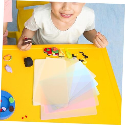 8pcs Clay Pottery Boards Plasticine Pressure Plates for DIY Sculpture Smooth Clay Tools for Crafting and Modeling Activities in Kuwait