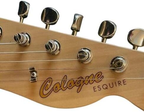 Custom Vintage 50s Style Guitar and Bass Headstock Decals for Telecater Style Guitar Headstock in Saudi Arabia