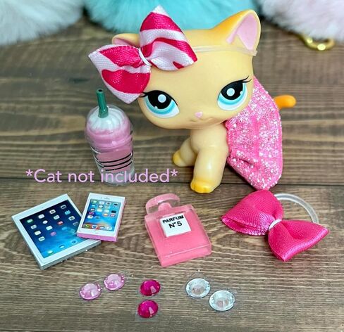 LPS Pet Shop 10 PC Clother Skirt Bow Low Lot in Saudi Arabia