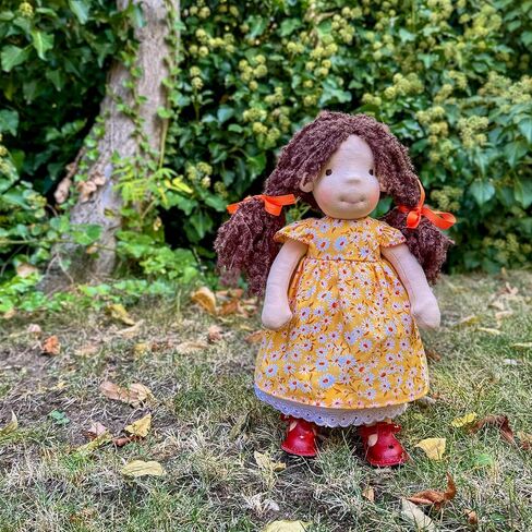 Waldorf Doll Baby - Soft 14 Inch Rag Doll for Toddlers, Perfect Gift for 1-3 Year Old Boys & Girls, My First Christmas Idea in Saudi Arabia
