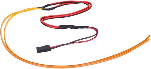 شريط مصابيح LED مرنة RC لسيارات RC SCX24 TRX4M FCX24 FCX18 UTB18 1/24 1/18 ترقية الأجزاء ، ملحقات سيارة RC الشاملة (أحمر) in Kuwait