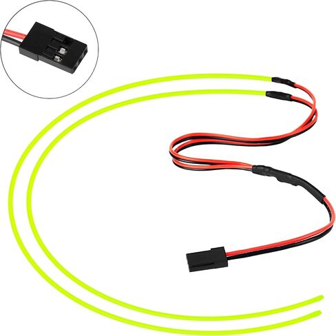 Crazepony RC LED Strip Lights Flexible Cuttable for TRX4M SCX24 1/24 1/18 Crawlers Upgrade(Ice Blue) in Saudi Arabia