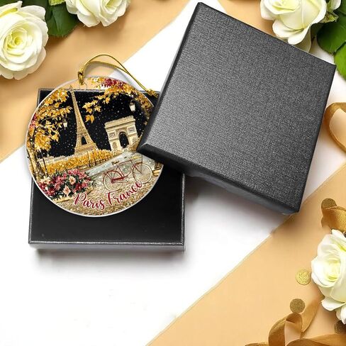 Paris Christmas Acrylic Ornament 2025, Paris Ornament, Paris Family Ornament, France Christmas Ornament, France Lover Gifts (Paris ornament) in Kuwait