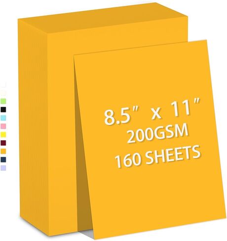 Premium White Cardstock Paper (5 × 7 بوصات) - 440 ورقة ، 200 GSM - بطاقات الوزن الثقيلة للطباعة ، الحرف ، الدعوات | ناعم ورقة بطاقة الطابعة | مخزون البطاقة السائبة ل DIY والاستخدام المهني in Kuwait