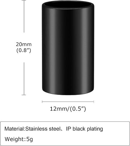 Personalized Stethoscope Name ID Tag -Handmade Stethoscope Name Tag, Stethoscope Charms Name Lable, Stethoscope Accessories, Customized Nurse Week Gift for Doctor, Medical Professional,20mm Black in Saudi Arabia