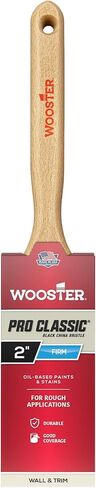 Wooster Z1202-2 1/2 Pro Classic Black China Bristle Flat Sash Paintbrush 2 1/2" in Kuwait