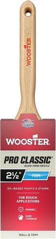 Wooster Z1202-2 1/2 Pro Classic Black China Bristle Flat Sash Paintbrush 2 1/2" in Kuwait
