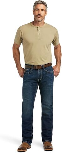 ARIAT Men's M5 Stretch Remming Stackable Straight Leg Jean in Saudi Arabia