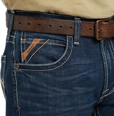 ARIAT Men's M5 Stretch Remming Stackable Straight Leg Jean in Saudi Arabia