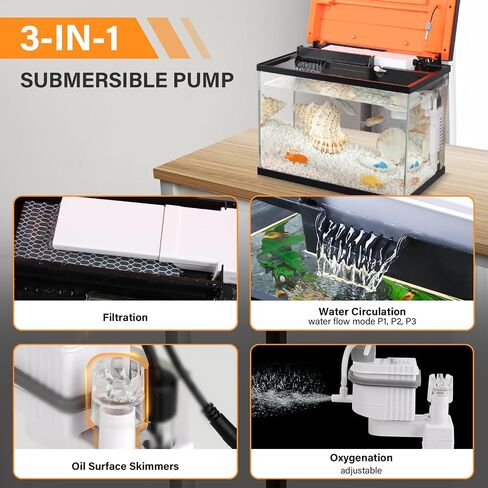 hygger Smart Aquarium Starter Kit, Glass Fish Tank with 24/7 Mode Light, Heater, Water Pump, Filter Media, Auto Feeder,Water Changer, Cleaning Tool, Fishing Net,Timer Automatic Switch (10 Gallon) in Saudi Arabia