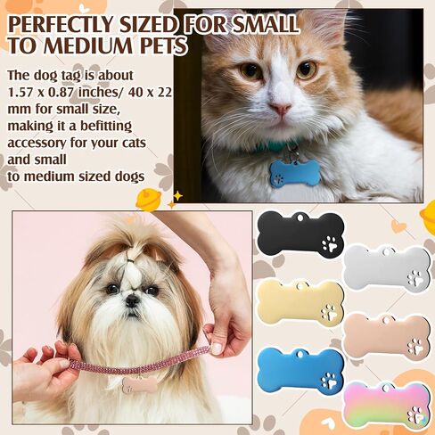 Hicarer 30 Pcs Stainless Steel Blank Pet ID Tags Personalized Dog Name Tag with Hollow Design Engraved on Both Sides Dog Cat Collar Name Accessories Regular Size DIY (Heart Shape) in Saudi Arabia