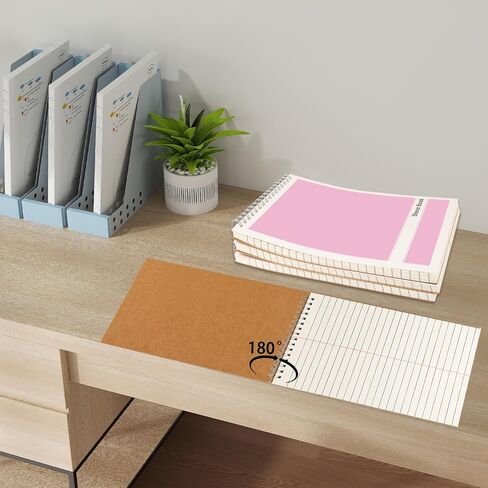 منصات Steno - 6 × 9 بوصات 80 ورقة دفاتر Steno لكتابة الملاحظات في المدرسة والجامعة والكلية والمكتب (2PCS Light Blue) in Kuwait