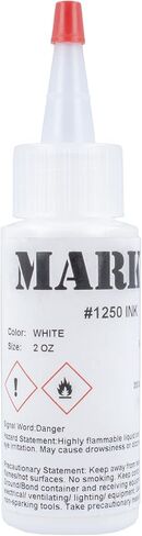 ExcelMark Mark II Reversible Stamp Pad Kit for Rubber Stamps - Includes 2 oz. Ink (White) in Saudi Arabia