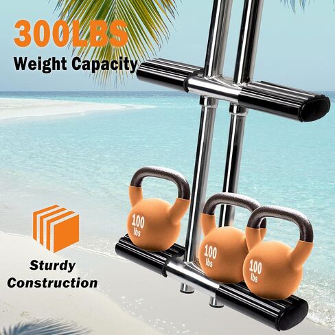 3 Step Boat Dive Ladder,Stainless Steel Telescoping Boat Ladder,Foldable Ladder for Marine Boat,Pontoon Boat,Yacht in Saudi Arabia