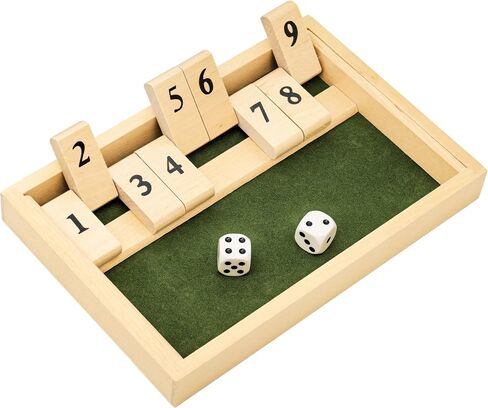 Alzheimers Products for Elderly, 9 Numbers Memory Games for Dementia Patients Seniors, Wooden Shut The Box Dementia Products for Elderly, Fidget Sensory Busy Board Gadgets Gifts Activities in Saudi Arabia