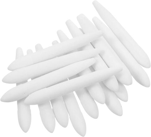 20pcs استبدال القلم القلم لعلامات الطلاء الدائمة 5 ملم أبيض جولة الطرف إعادة ملء pen acrylic. in Kuwait